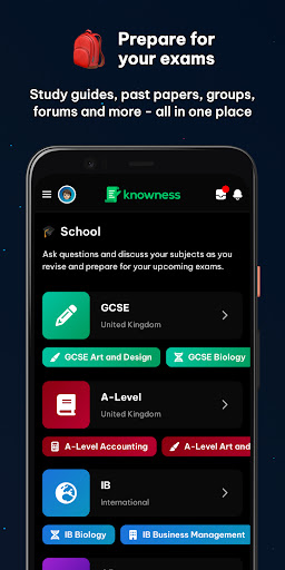 Knowness - Learn Subjects Screen 3