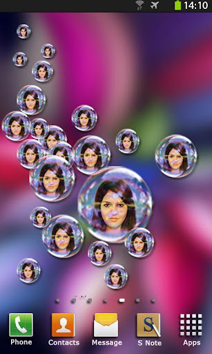 Photo Bubbles Live Wallpaper Screenshot 3 - AppWisp.com