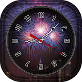 Firework Clock Live Wallpaper icon
