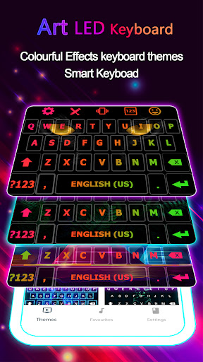 Screenshot of Led Keyboard - Emoji, Backlit