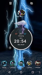 Lightning Storm Tech 3D Theme For PC installation