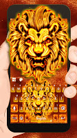 screenshot of Flaming Fire Lion Keyboard The