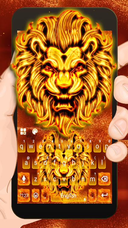 Flaming Fire Lion Keyboard The - 7.3.0_0420 - (Android)