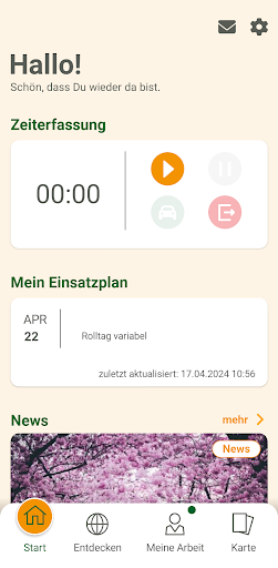 Mia – Globus Mitarbeiter App Screen 2
