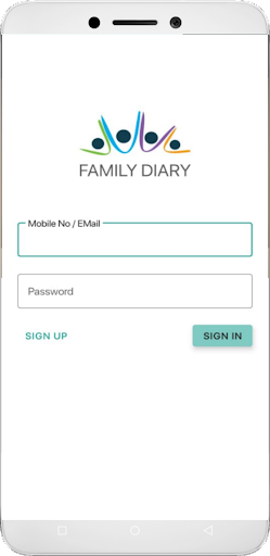 Android application Family Diary screenshort