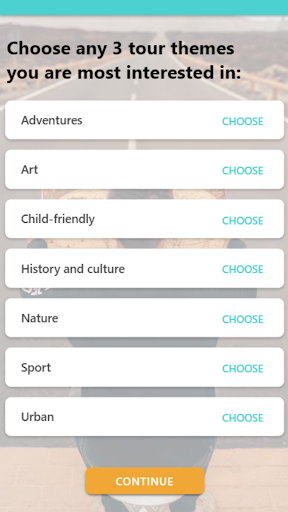 Guide my World: Digital Guide Screen 2