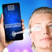Unlock phone with eye retina (prank)
