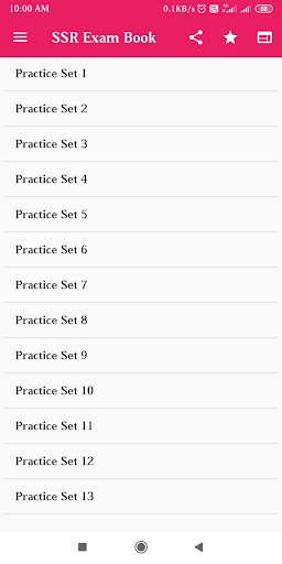 Android application Indian Navy SSR Exam Book screenshort