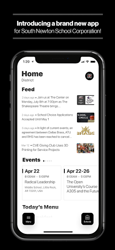 Android application South Newton Schools screenshort