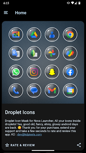 Droplet Icon Pack ekran görüntüsü