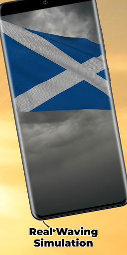 Scotland Flag Live Wallpaper screenshot 3