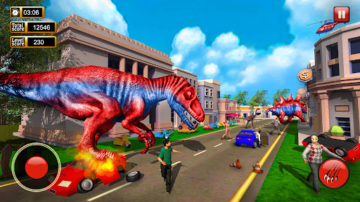 Dinosaur Games City Rampage Screen 2
