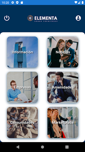 Android application Elementa Smart Building screenshort