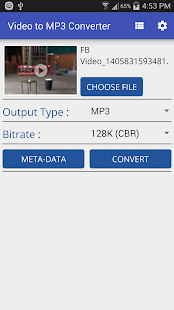 Video to MP3 Converter - MP3 Tagger Screenshot