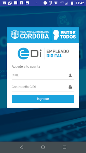 Android application EDI - Empleado Digital screenshort