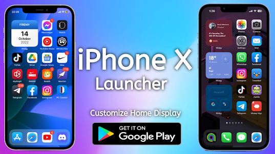 iPhone X Launcher and Theme
