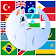 Just world flags quiz icon