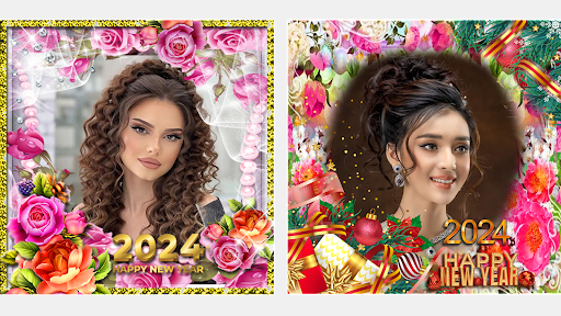 Happy new year photo frame2024 Screen 2