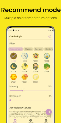 Android application f.lux:Blue Light|Night Mode screenshort