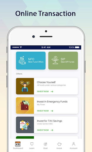 Android application FundConnect screenshort