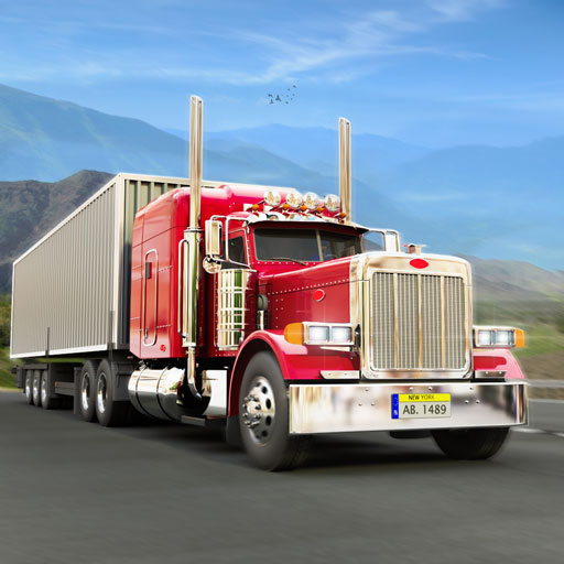 US truck driving 3d sim