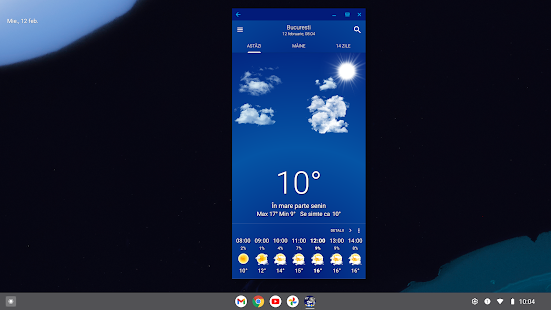 Prognoza meteo: Cer senin Screenshot
