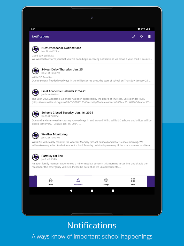 #4. Willis ISD (Android) Przez: Willis Independent School District
