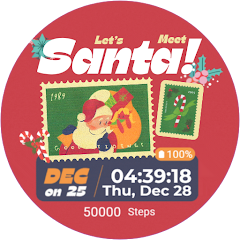 Santa Animated Watch Face