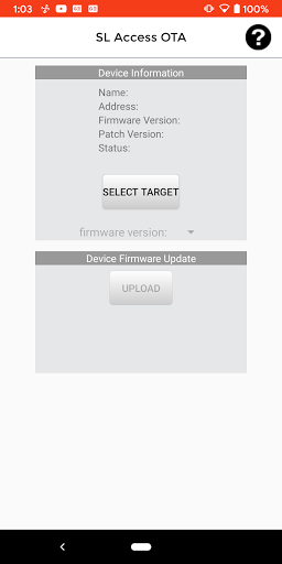 Android application SL Access OTA screenshort