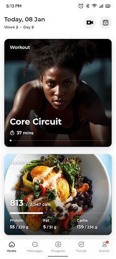 Focused Forward Fitness Screen 2