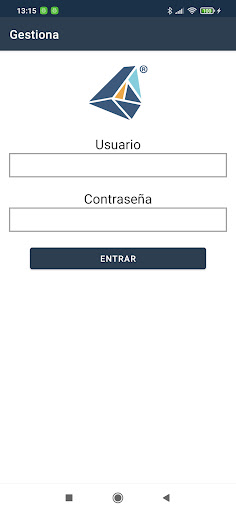 Android application Gestiona - Belar screenshort