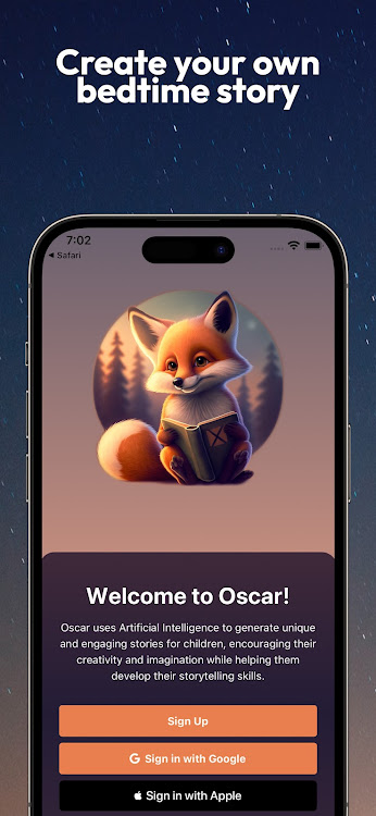Oscar bedtime story generator - 1.6.3 - (Android)