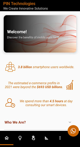 Android application PIN Technologies screenshort