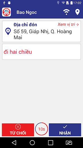 Lái xe Taxi Bảo Ngọc Screen 2