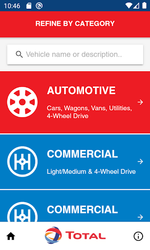Android application NetLube Total New Zealand screenshort