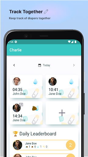 Android application Easy Diaper Tracker screenshort