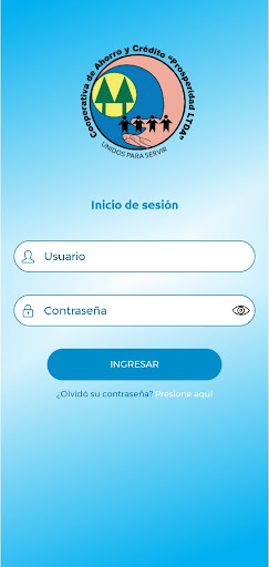 Android application Cooprosperidad Móvil screenshort