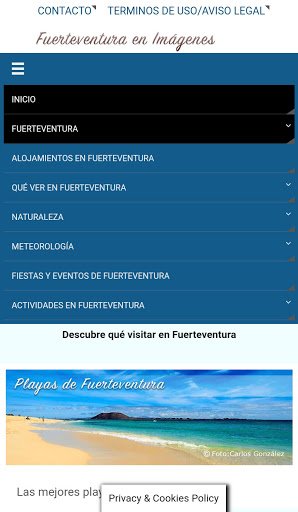 Guía de Fuerteventura Screen 2