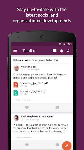 Android application Colisee - Connect screenshort