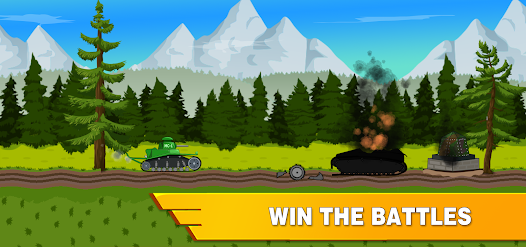 Tank Battle War 2d: vs Boss  screenshots 1