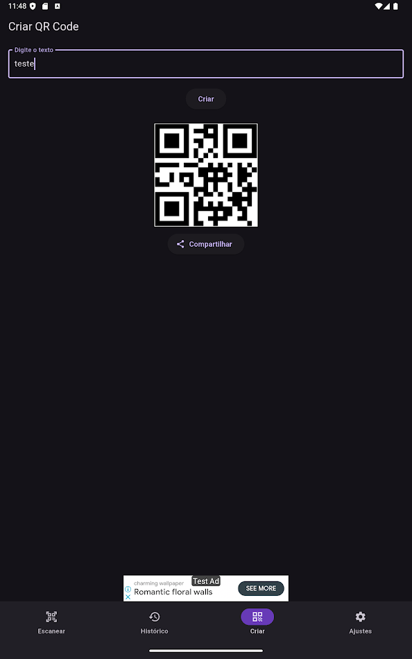 #10. Leitor QR Code (Android) Ved: ECSBF