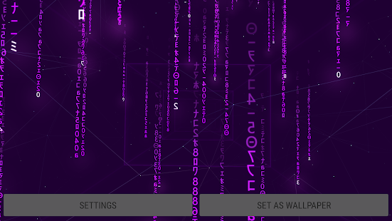 Digital Rain 3D Live Wallpaper Screenshot