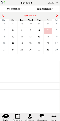 Schedule4 Screen 2