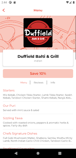 Duffield Balti & Grill DE56 Screen 2