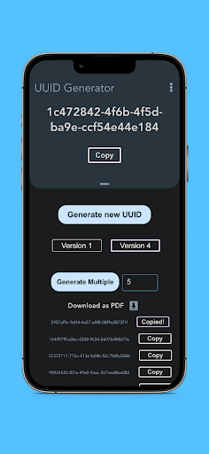 UUID Generator Pro Screen 3