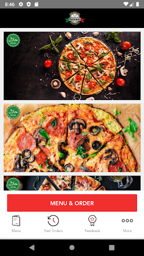 Android application Parkway Pizzeria screenshort