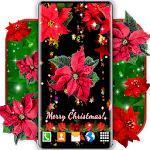 Cover Image of Descargar 4K Christmas Flowers ❤️ Poinsettia Live Wallpaper 6.7.12 APK