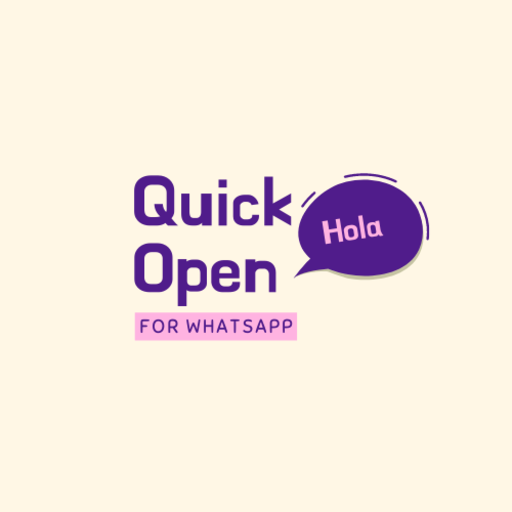 QuickOpen for WhatsApp logo