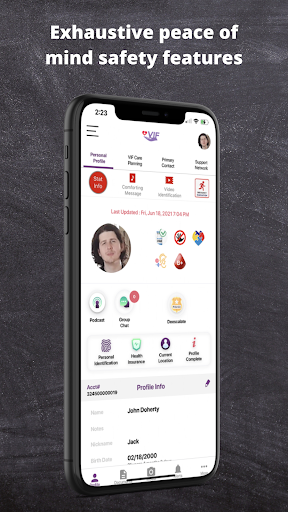 Android application VIF Care screenshort