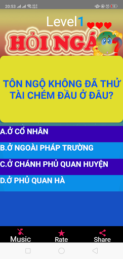 Android application Hỏi Ngáo screenshort